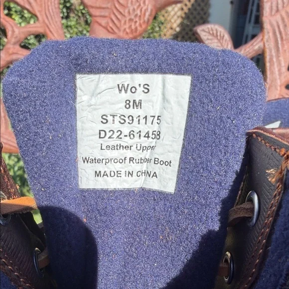 NWT Sperry Saltwater Duck Boots Leather - Picture 8 of 10